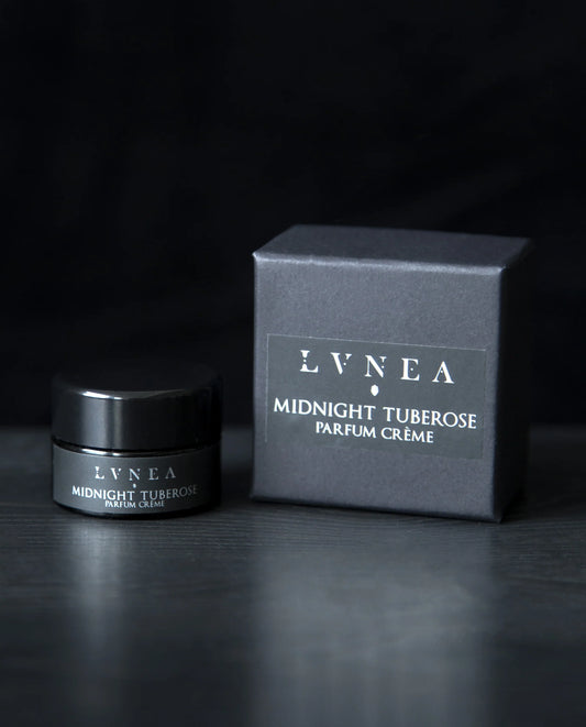 MIDNIGHT TUBEROSE Parfum Crème - tuberose, rose, sandalwood by LVNEA