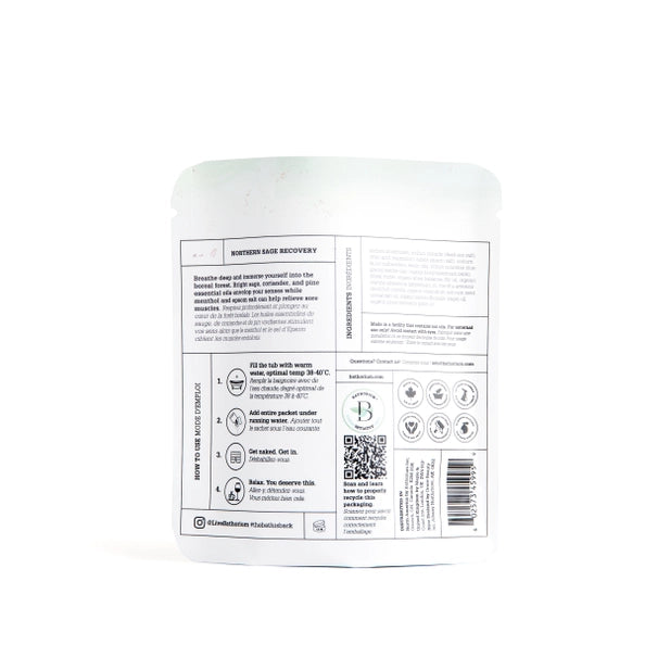 Northern Sage Recovery Crush Bath Soak By Bathorium - 120g