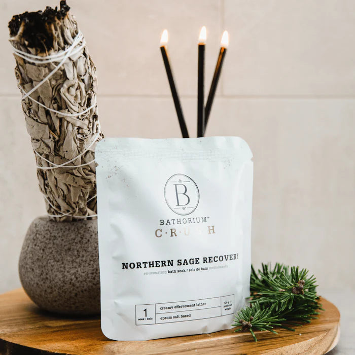Northern Sage Recovery Crush Bath Soak By Bathorium - 120g
