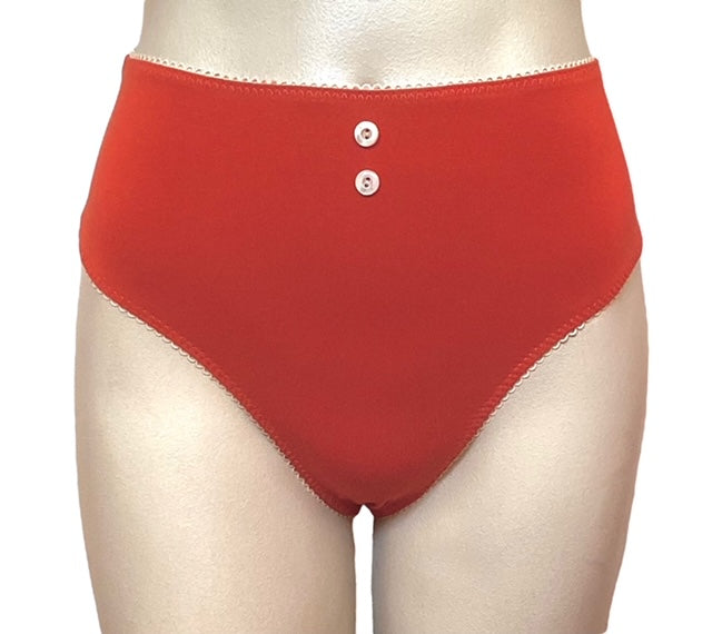 IV for Gigi : Stevie Bamboo High Waist Thong in Sienna - S & 2X