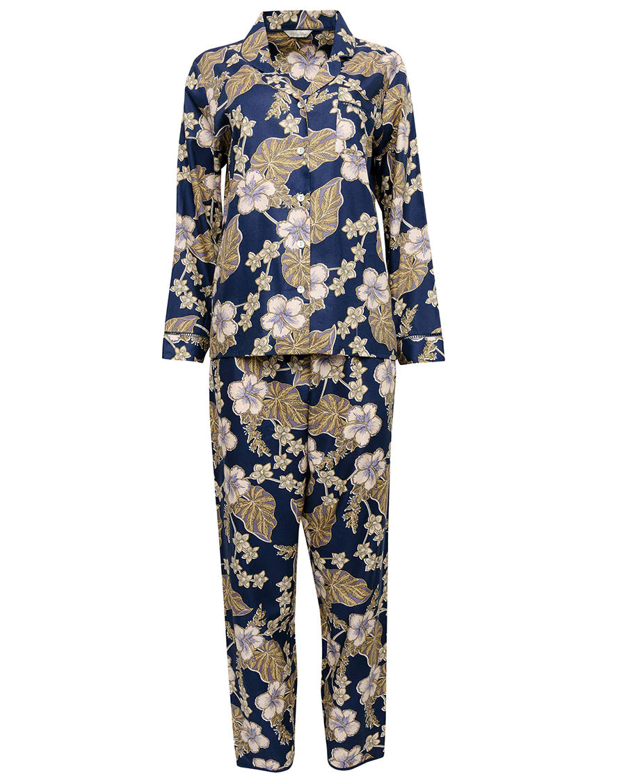 Winnie Lace Trim Floral PJ Set - Nora Rose By Cyberjammies - S-XXXL