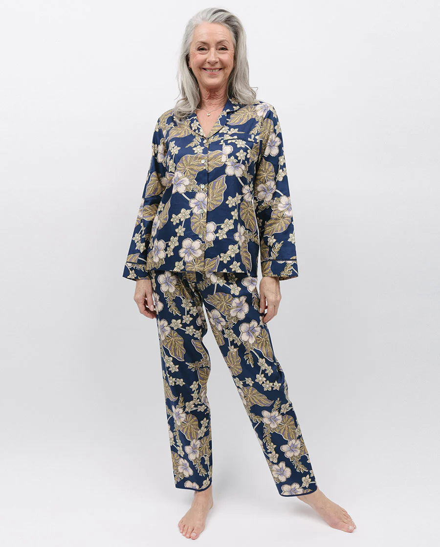 Winnie Lace Trim Floral PJ Set - Nora Rose By Cyberjammies - S-XXXL