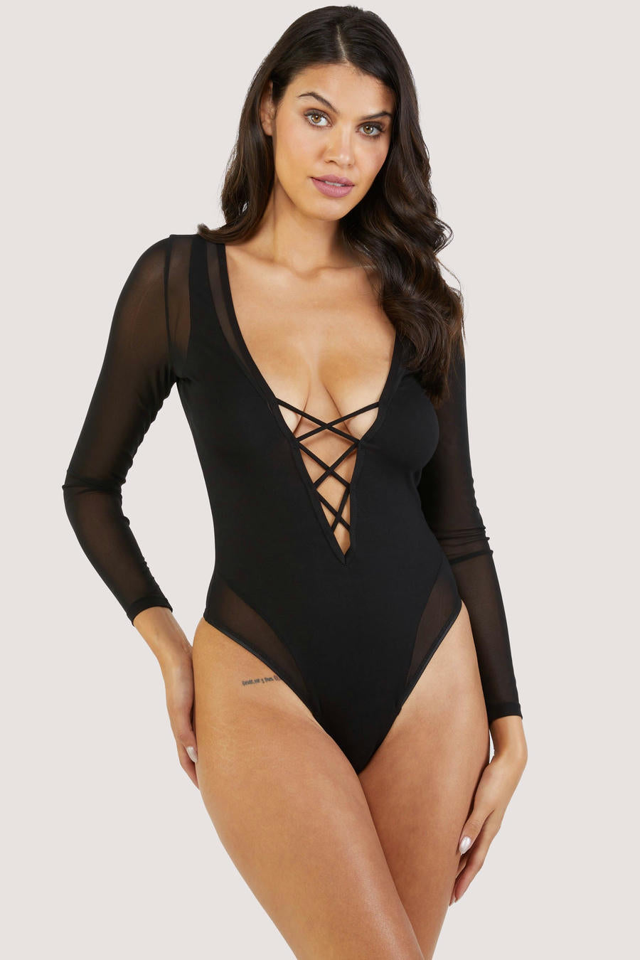 Anika Mesh + Jersey Bodysuit by Playful Promises - sizes 8, 10, 12
