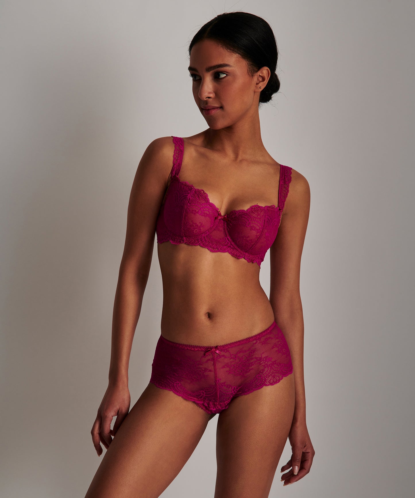 Dans Des Sens Half Cup Bra in Pink Pulsion By Aubade - 30-40/B-G