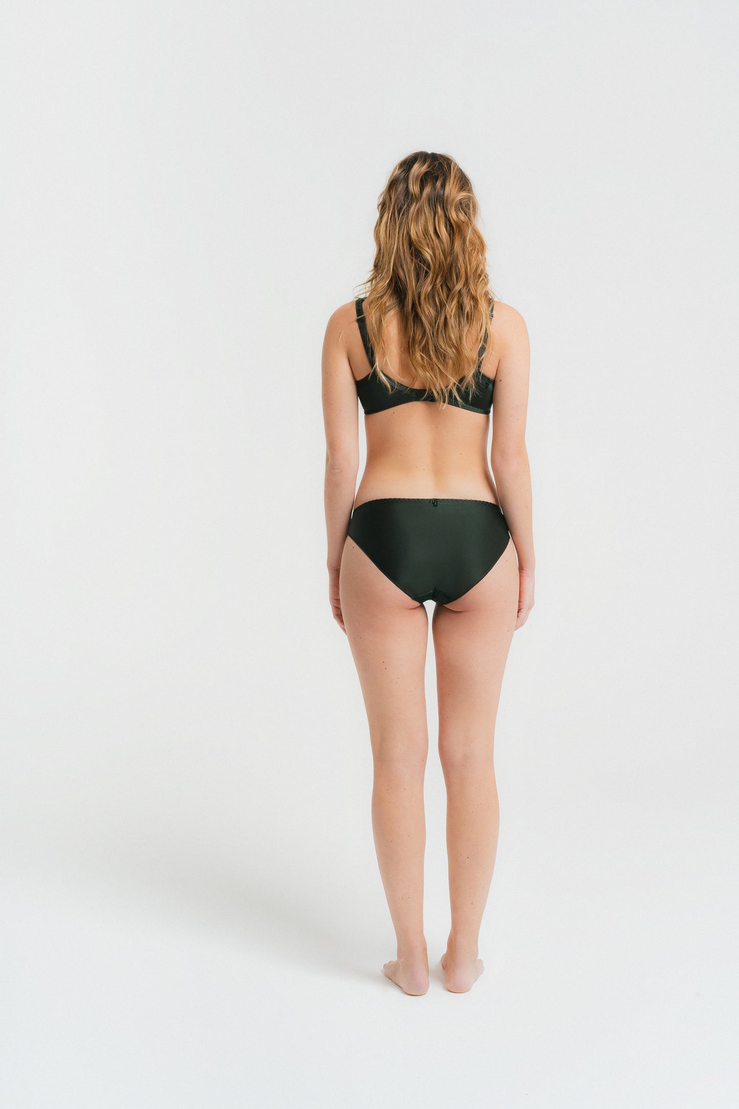 Série in Émeraude Full Cup Bra By Louisa Bracq - 30-46 bands, B-I cups (EURO sizing)
