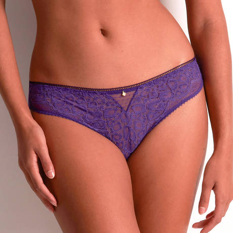 Illusion Fauve in Ultraviolet Brazilian Brief By Aubade - XXL