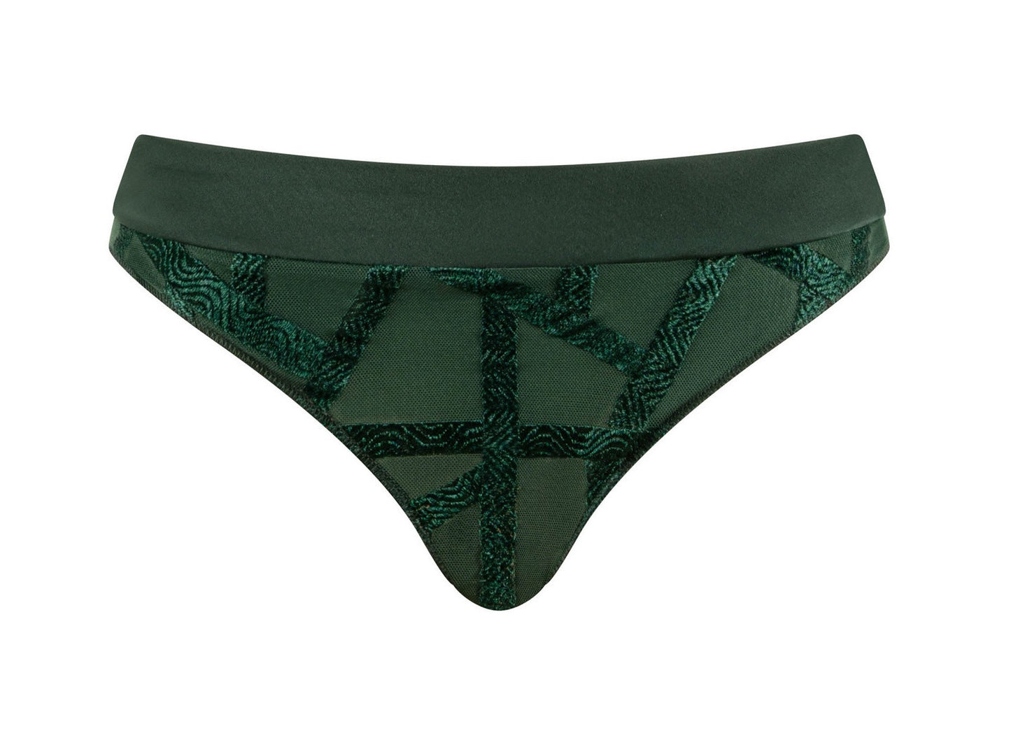 Série Slip Brief in Émeraude By Louisa Bracq - sizes 2XS-XL
