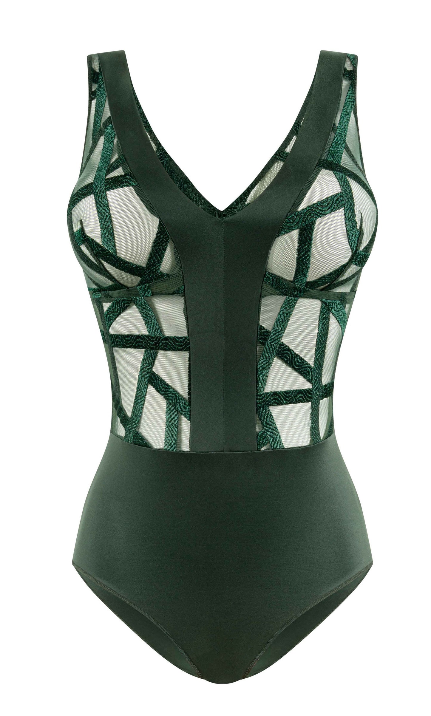 Série Bodysuit in Émeraude By Louisa Bracq - 2XS