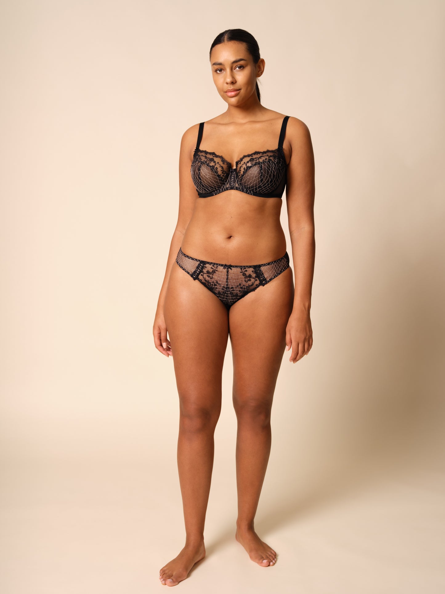 Lacage Balconette Bra in Black By Gossard- 30-42 B-G (UK)