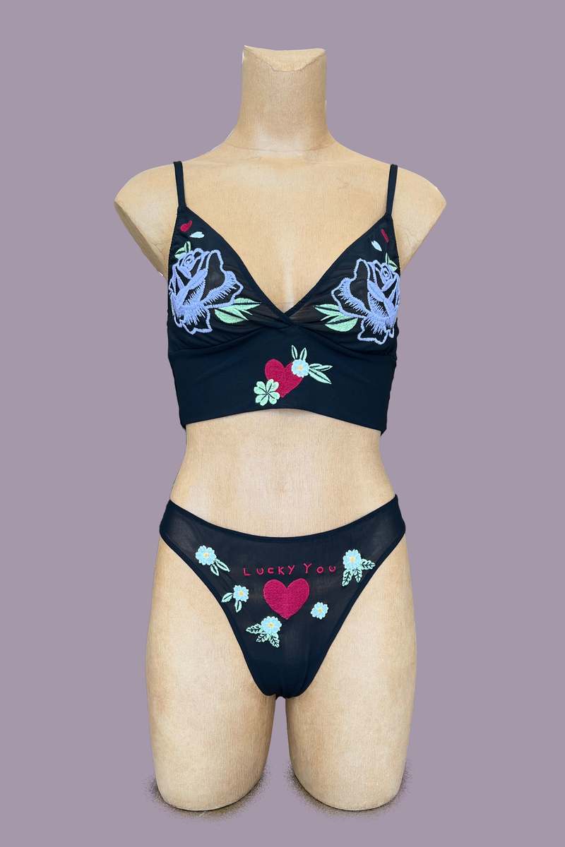Aloha Vintage Thong by Only Hearts - L (stretchy!!)