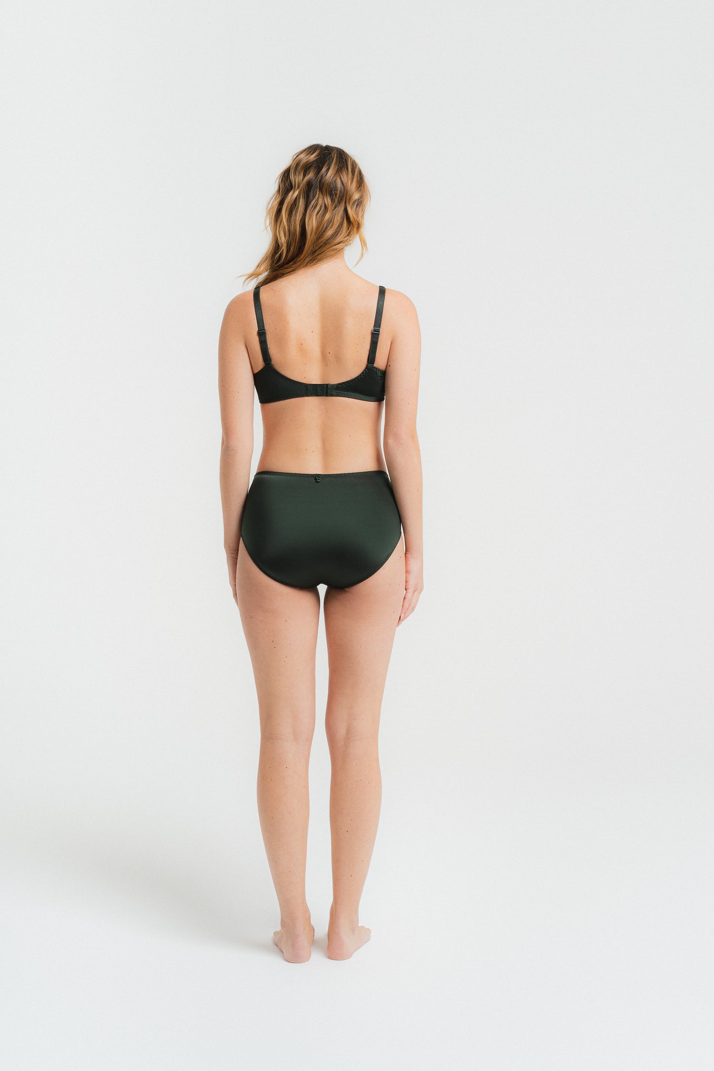 Série Full Brief in Émeraude By Louisa Bracq - sizes XS-4X