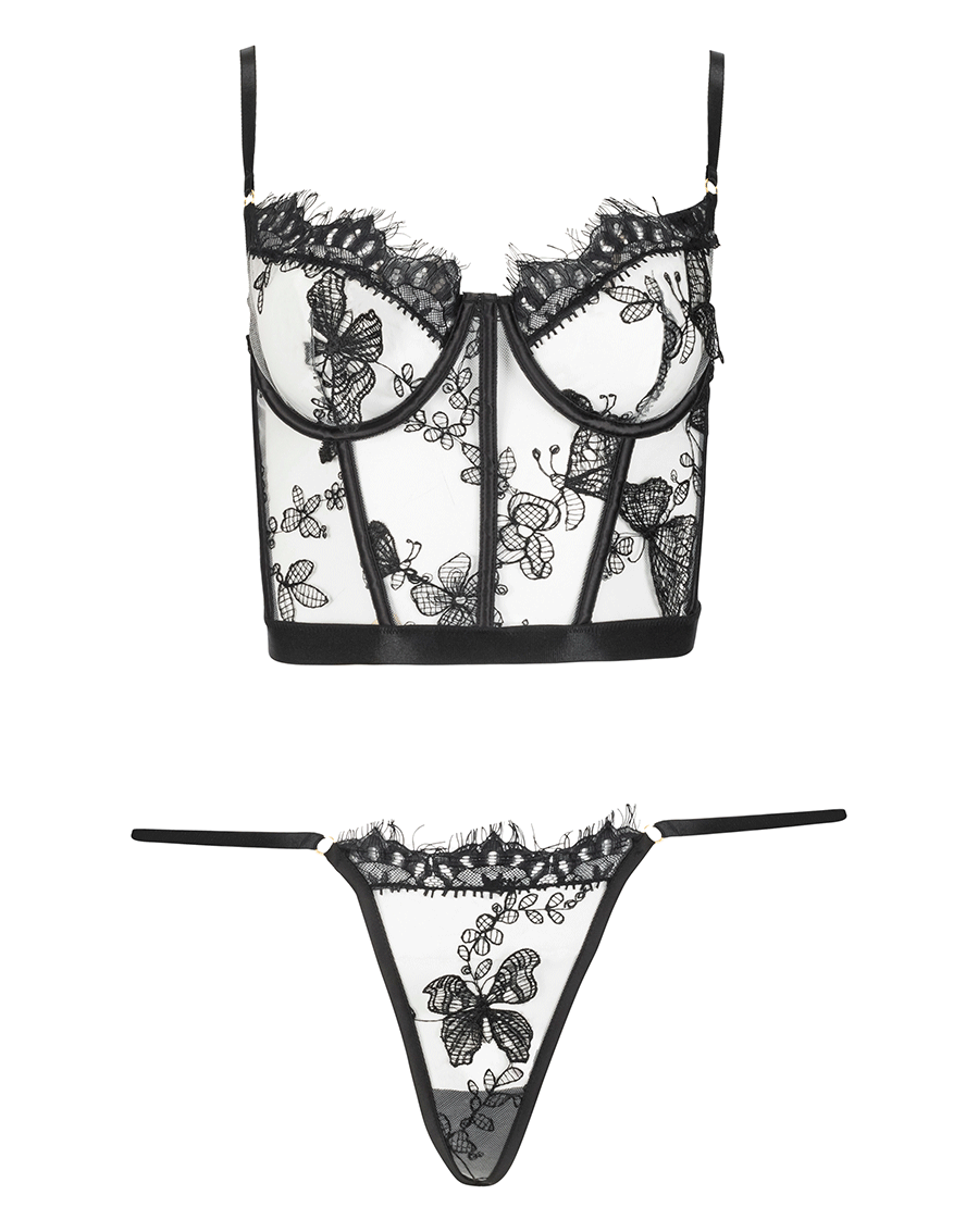 Moths & Butterflies G-String By Kilo Brava - XXL + XXXL