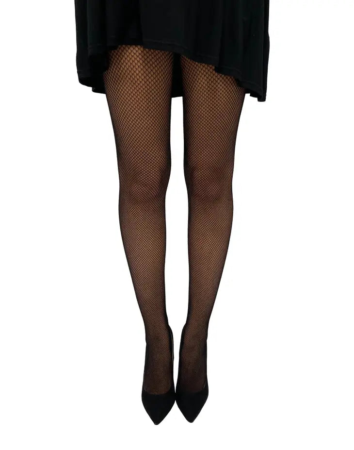 Bow and Rhinestone Fishnet Tights - sizes 4-14+