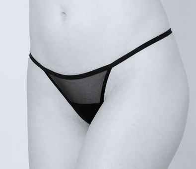 Whisper Sweet Nothings Barely There G-String in Midnight by Only Hearts - S-XL