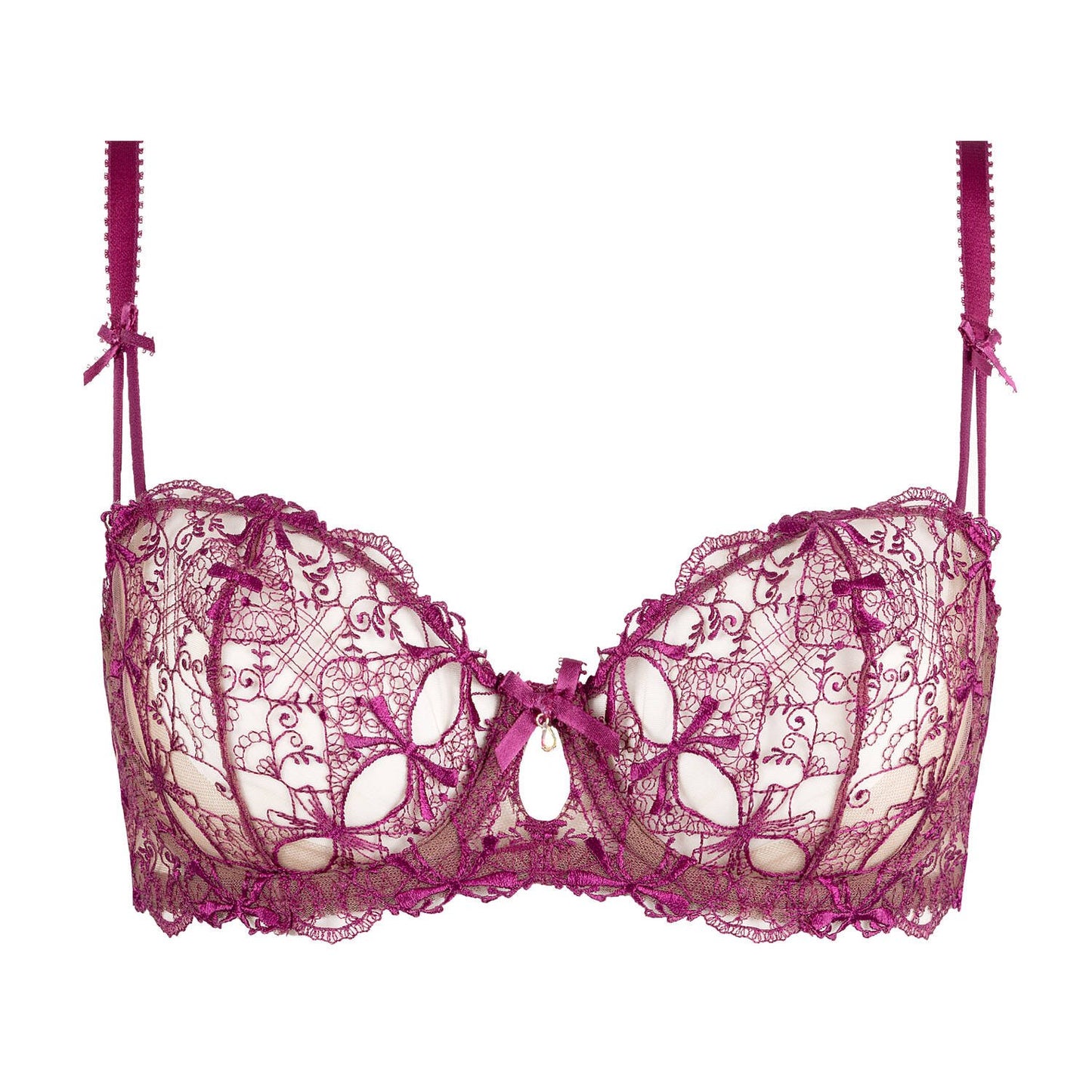 Harlow Demi Bra in Pinot Noir By Dita Von Teese - 32-38 B-F (UK)