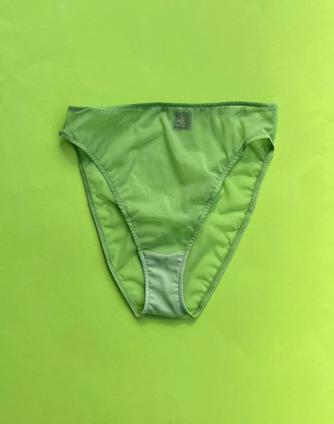 Whisper High Waist Brief in Cucumber By Only Hearts Lingerie - S