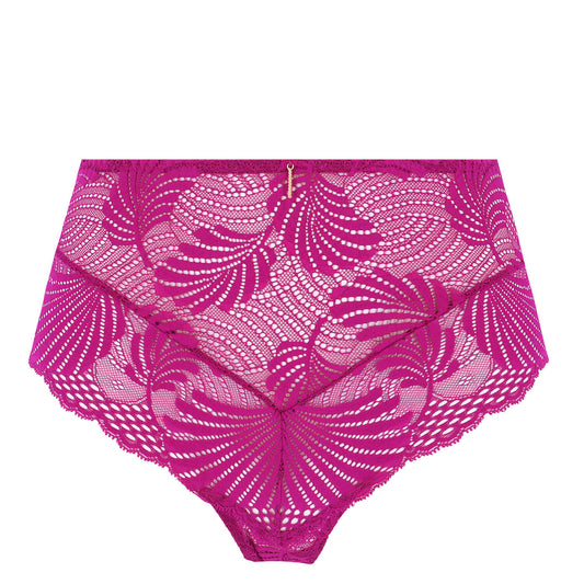 Rhythm Of Desire in Radiant Pink High Waist Brief By Aubade - S