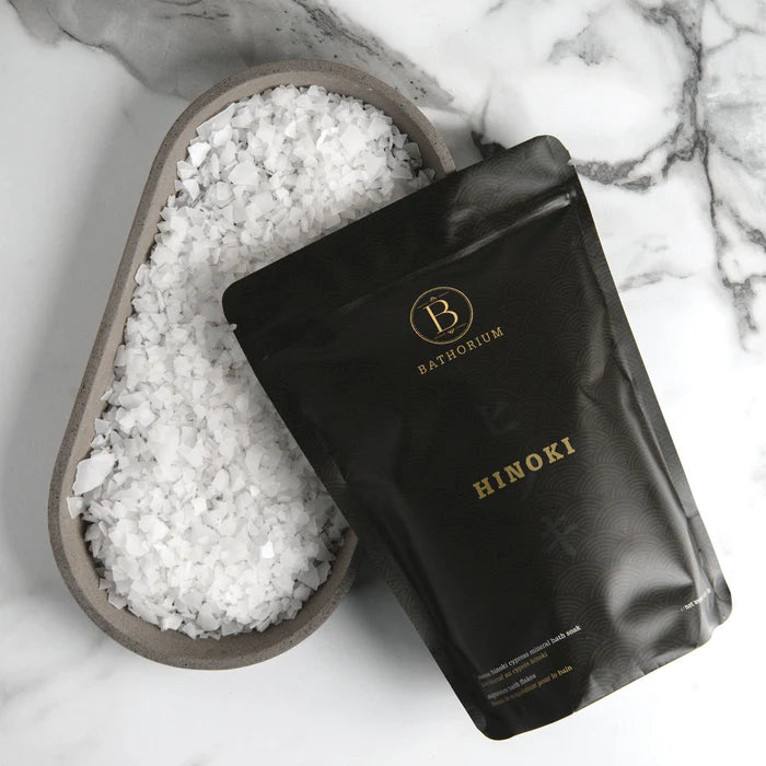 Hinoki Magnesium Bath Flake By Bathorium (Gigi's fav bath soak!)- 750g