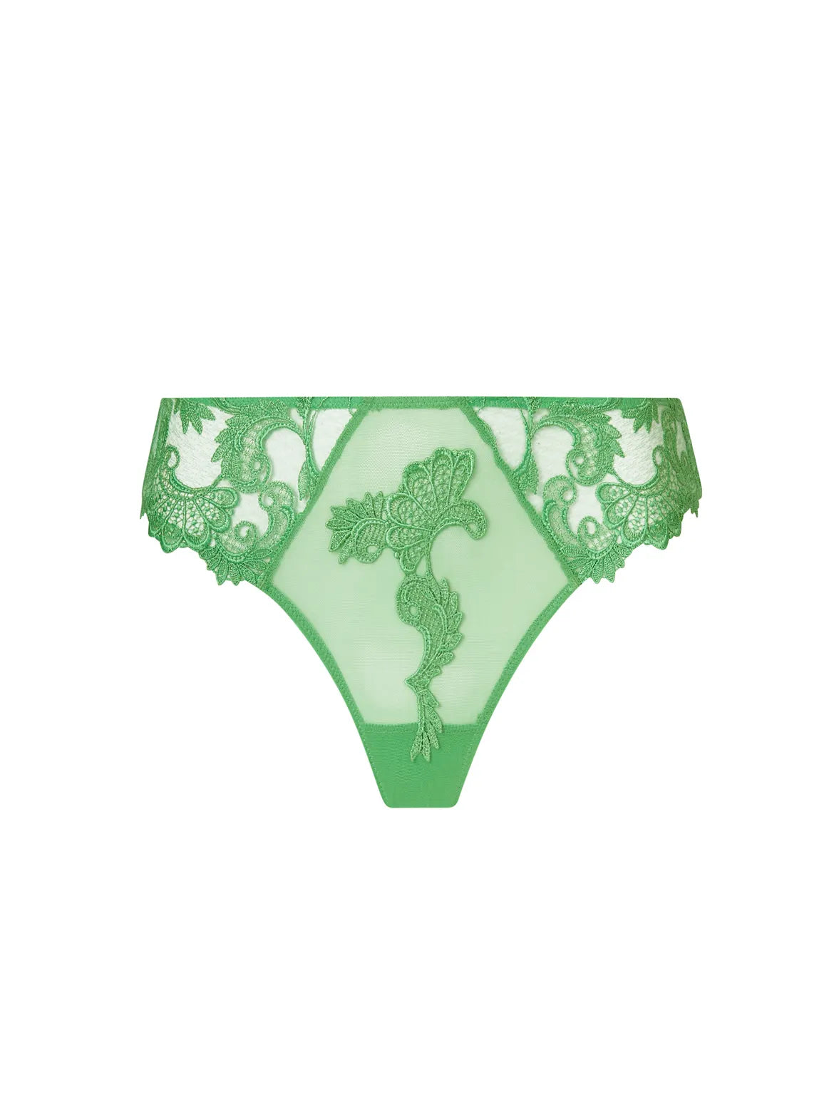 Dressing Floral in "Emeraude" Italian Brief By Lise Charmel - XXL