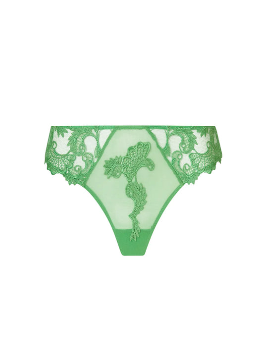 Dressing Floral in "Emeraude" Italian Brief By Lise Charmel - XXL