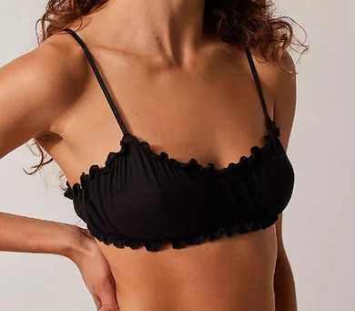Organic Cotton Joey Bralette BY Only Hearts in Black - S-L