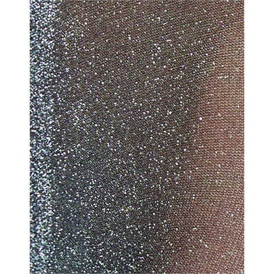 Hollywood Sparkling Lurex Tights in Silver or Gold on Black - S-4X