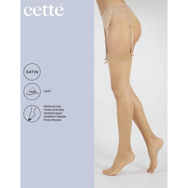 Cristal Sheer Stocking 20 DEN in Natural (Light Beige) - S-4X