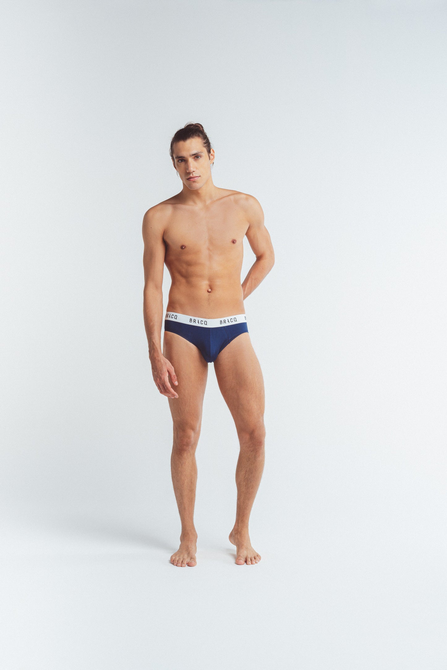 Navy Brief By Louisa Bracq - S-XL