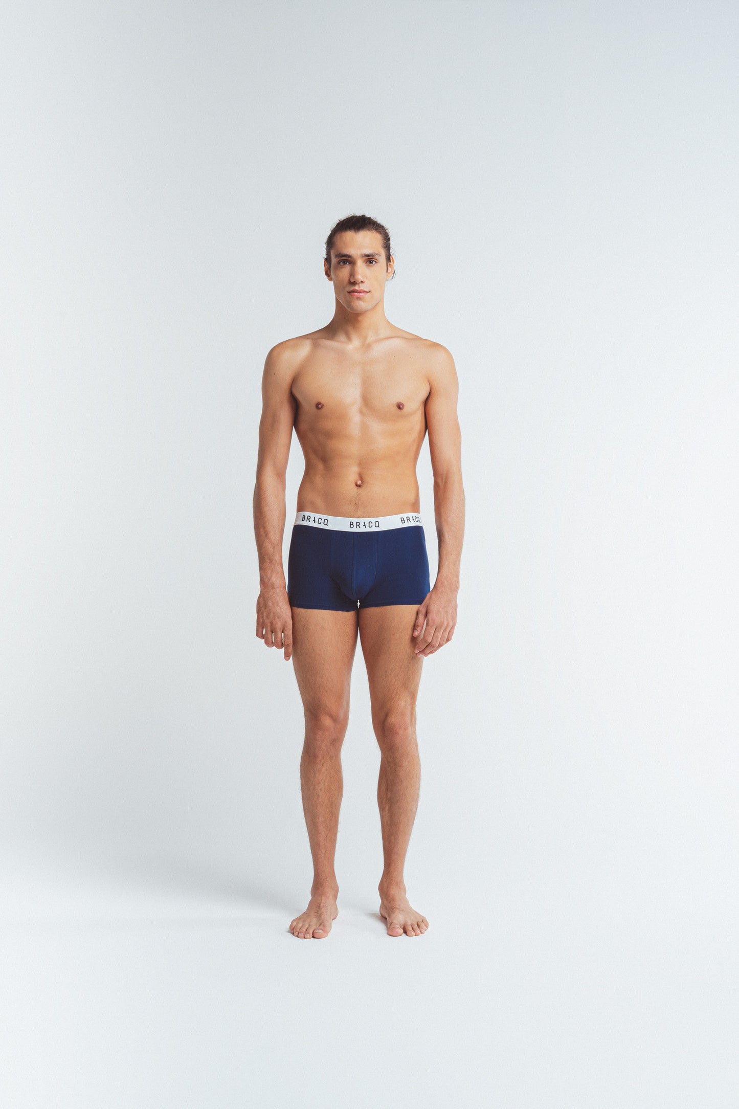 Navy Boxer Brief By Louisa Bracq - S-XL