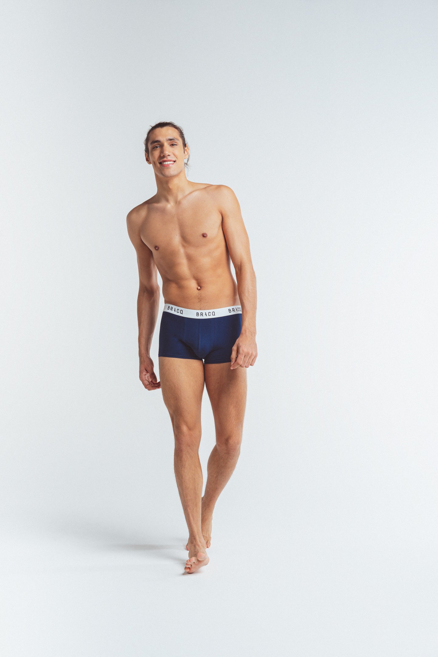 Navy Boxer Brief By Louisa Bracq - S-XL