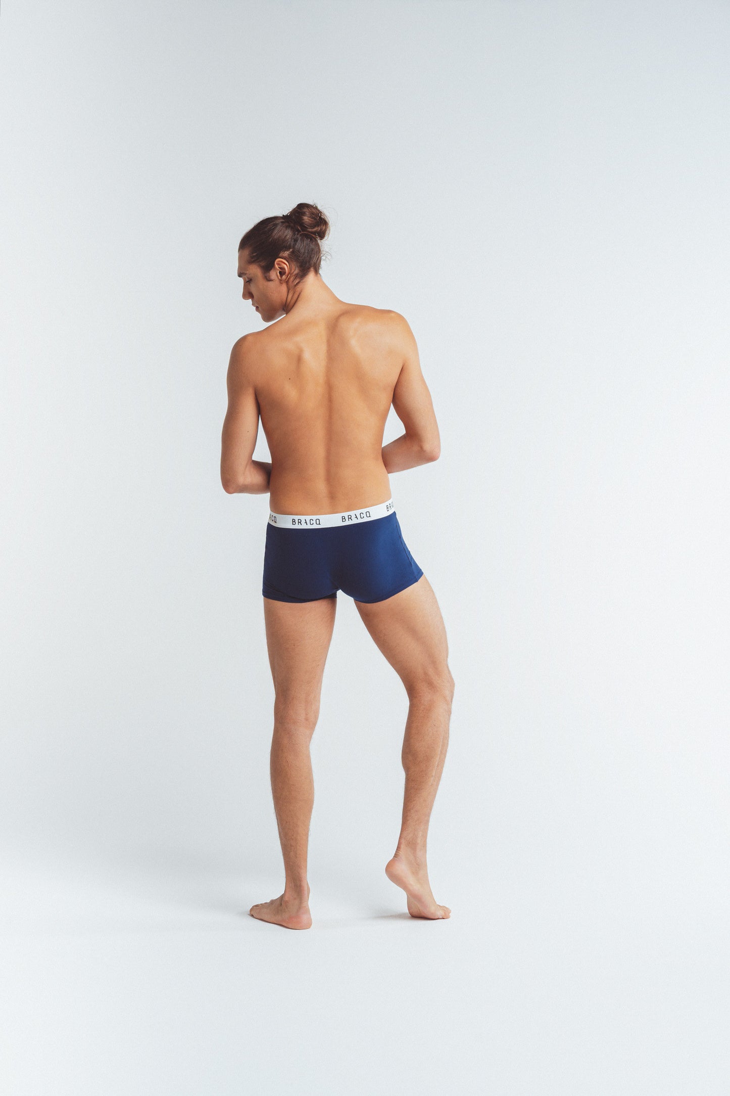 Navy Boxer Brief By Louisa Bracq - S-XL