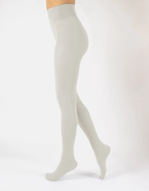 Dublin Eco Comfy Opaque Tights 70 DEN in Off White - S-4X