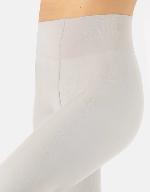 Dublin Eco Comfy Opaque Tights 70 DEN in Off White - S-4X