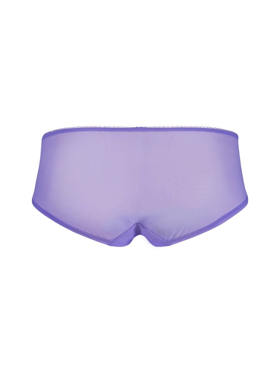 Superboost Lace Shorty In Purple Hebe By Gossard- XS