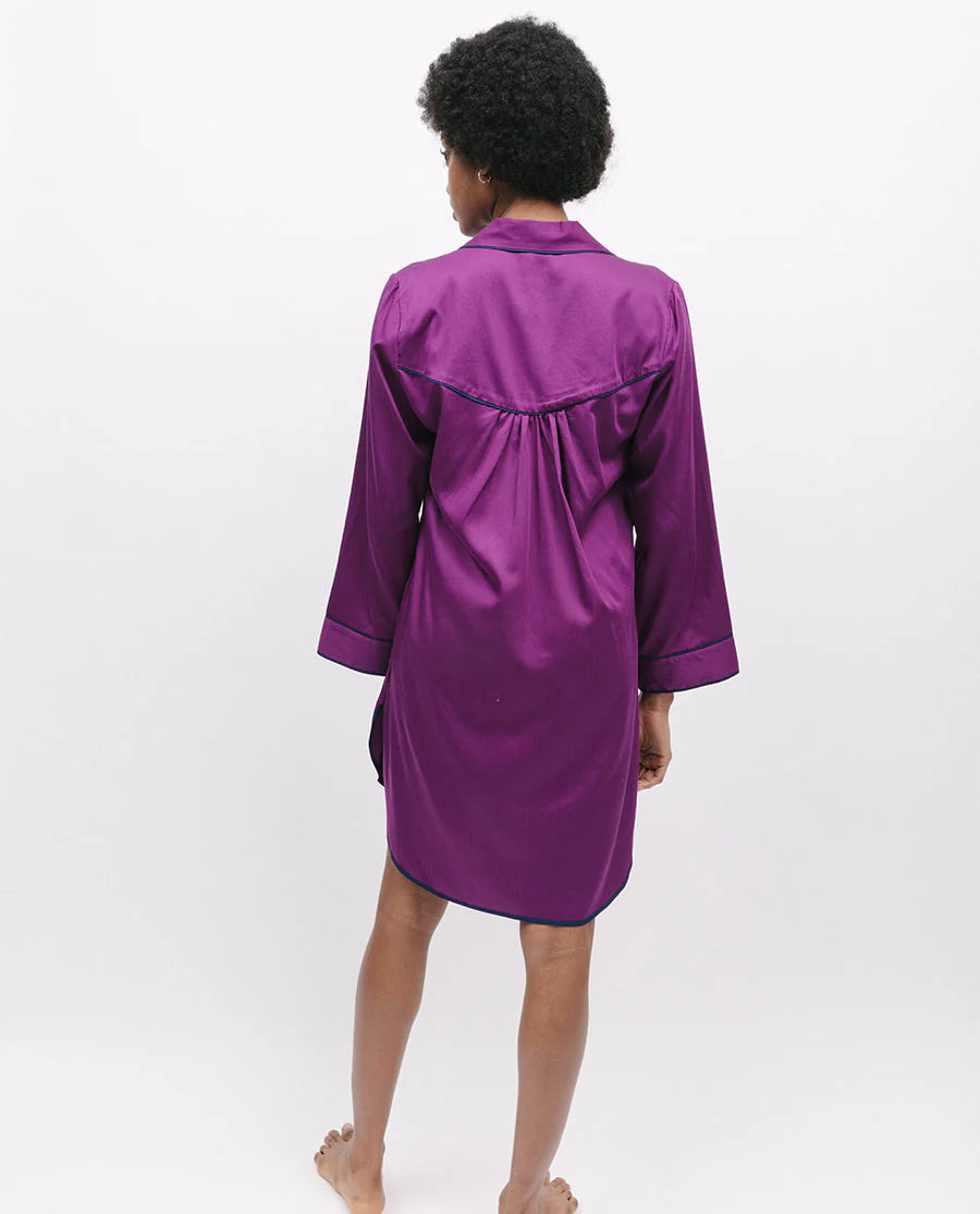 Southbank Magenta Nightshirt By Fable & Eve - S-XL
