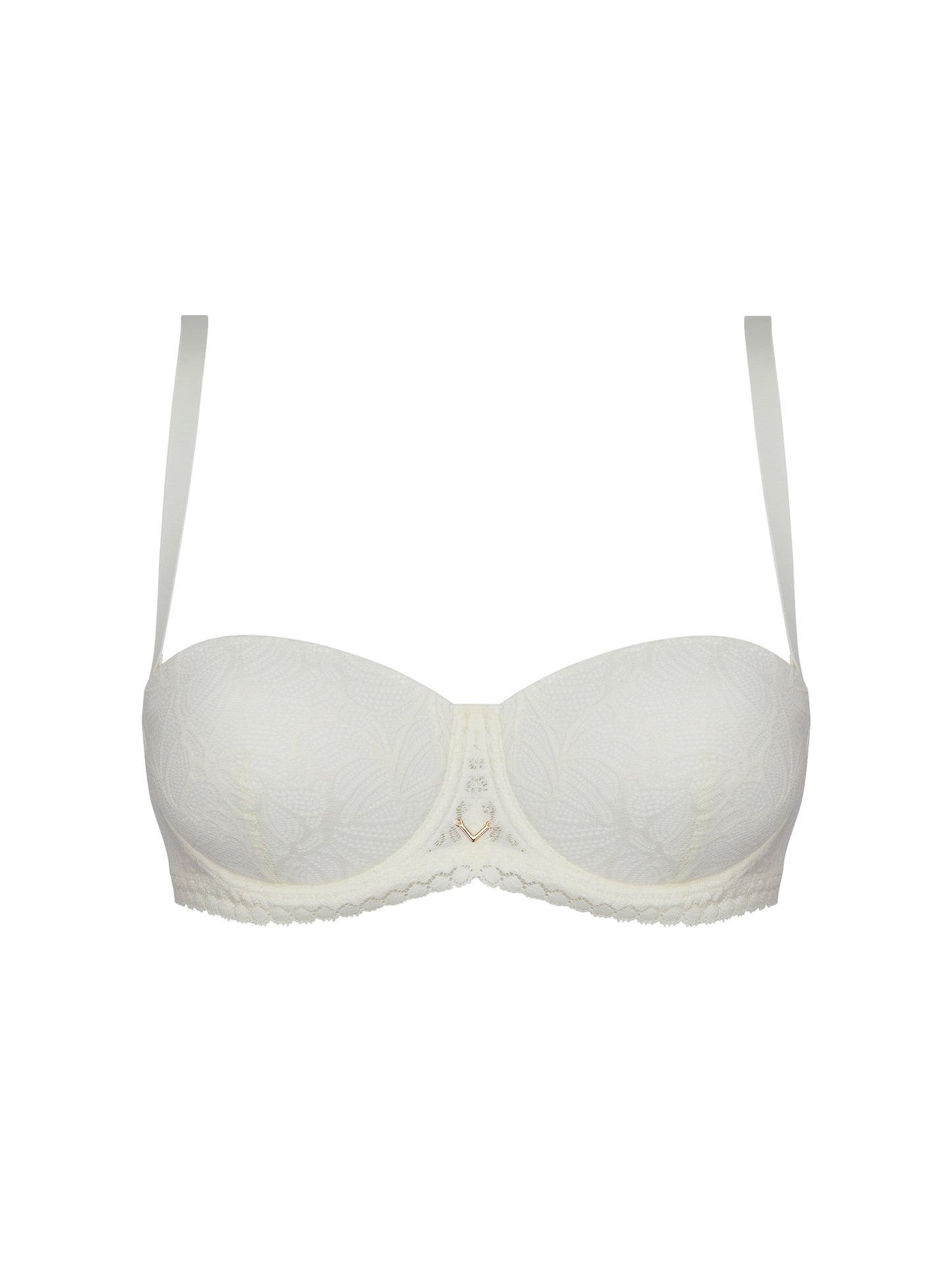 Atelier Séduction Bandeau Convertible Bra By Antigel in Ivory - 32-40 B-F (EURO sizes)