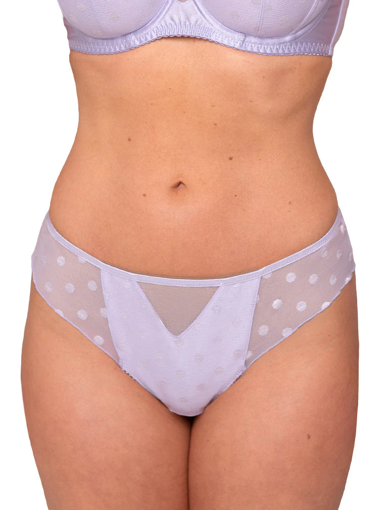 Carmen High Rise Brief in Light Lilac By Fit Fully Yours - M-XXXL