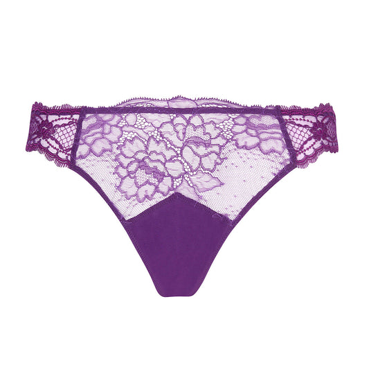 Sublime En Dentelle in Sublime Iris Tanga Thong By Lise Charmel - XS-XXL