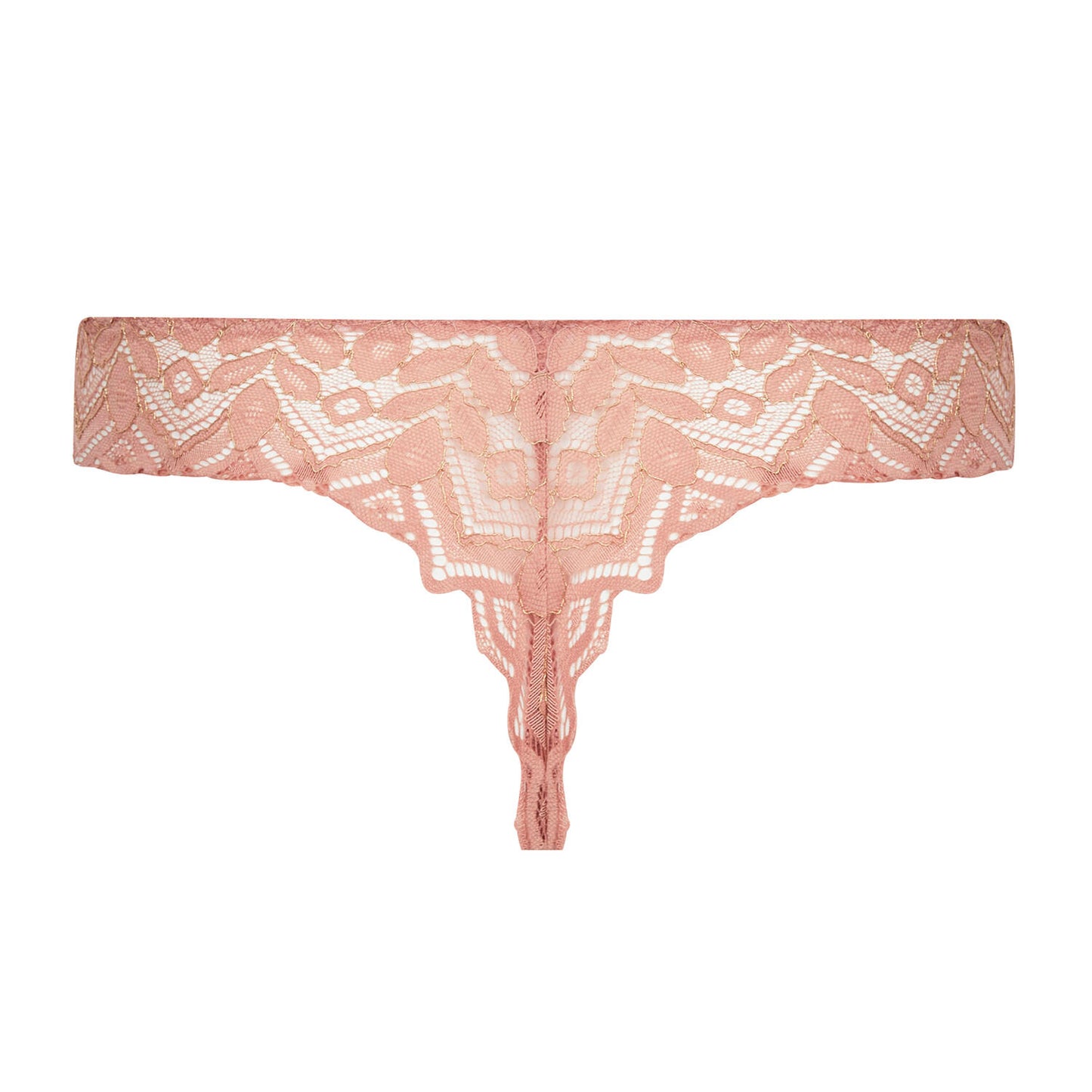 Petille Glam in Sparkling Rosé Tanga By Antigel - S-XXL
