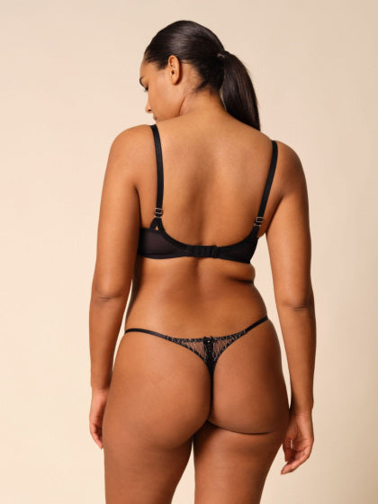 Lacage Thong in Black By Gossard- XS-XL