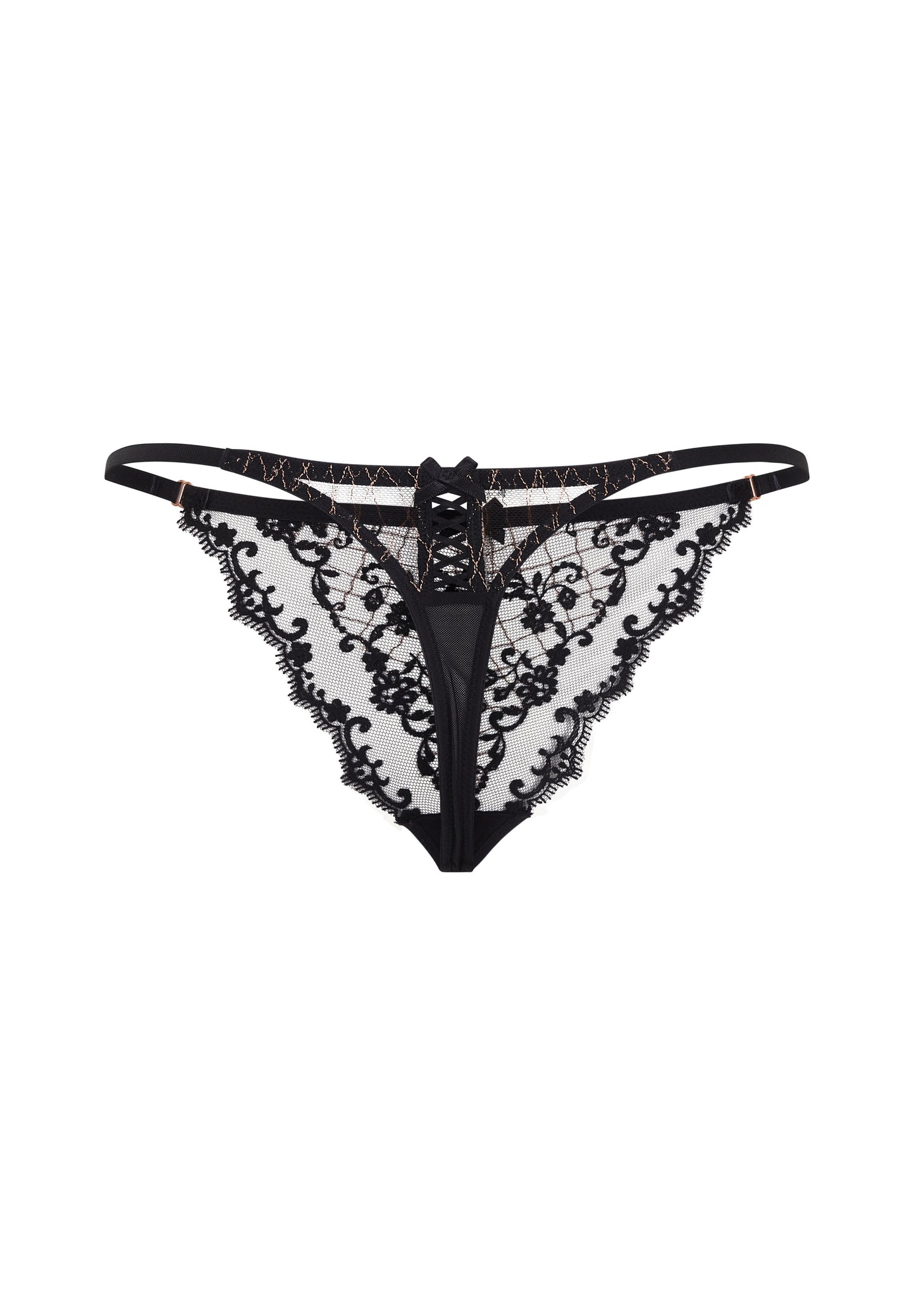 Lacage Thong in Black By Gossard- XS-XL