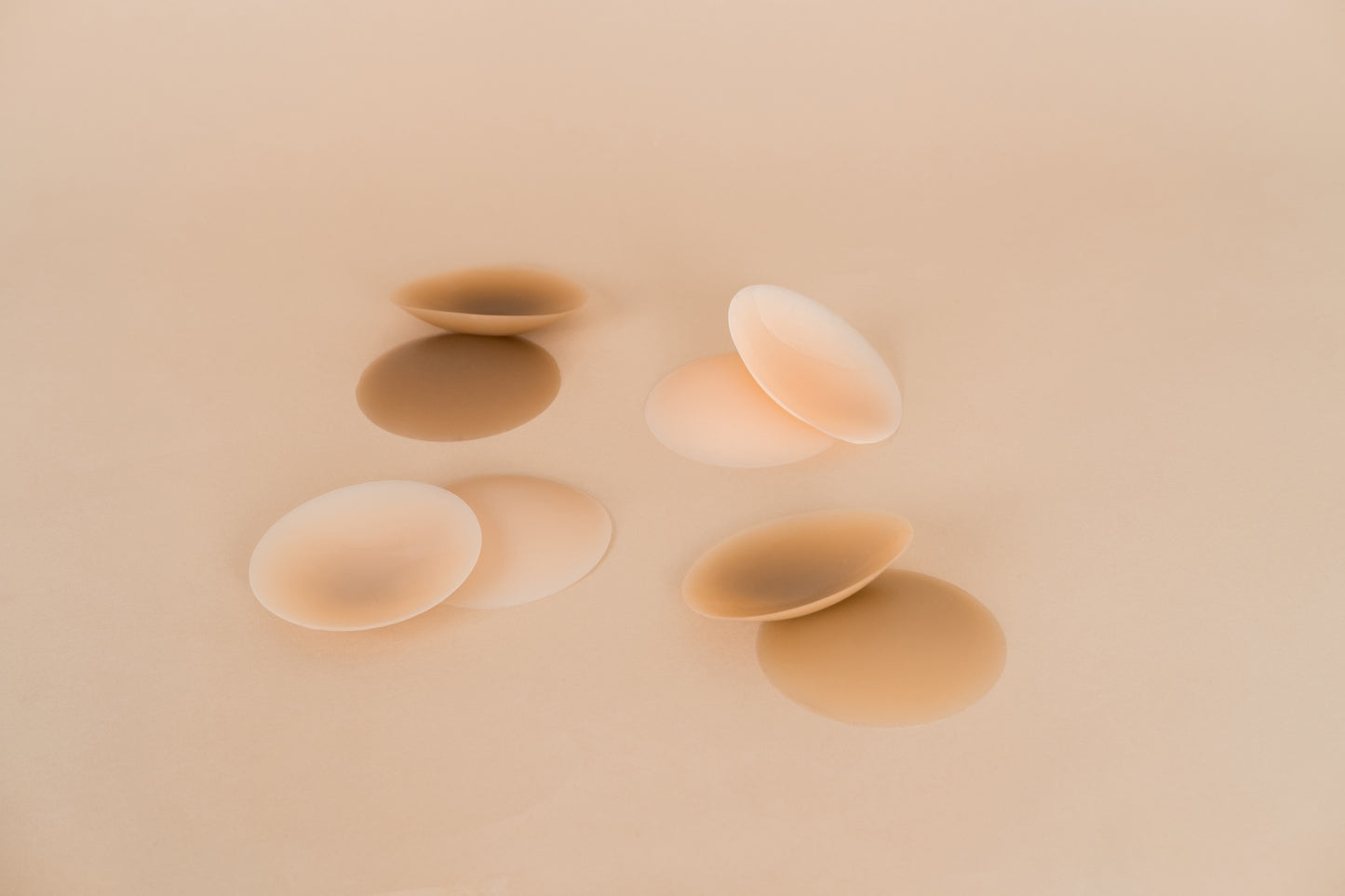 Invisible Reusable Nipple Stickies - 4 nude shades