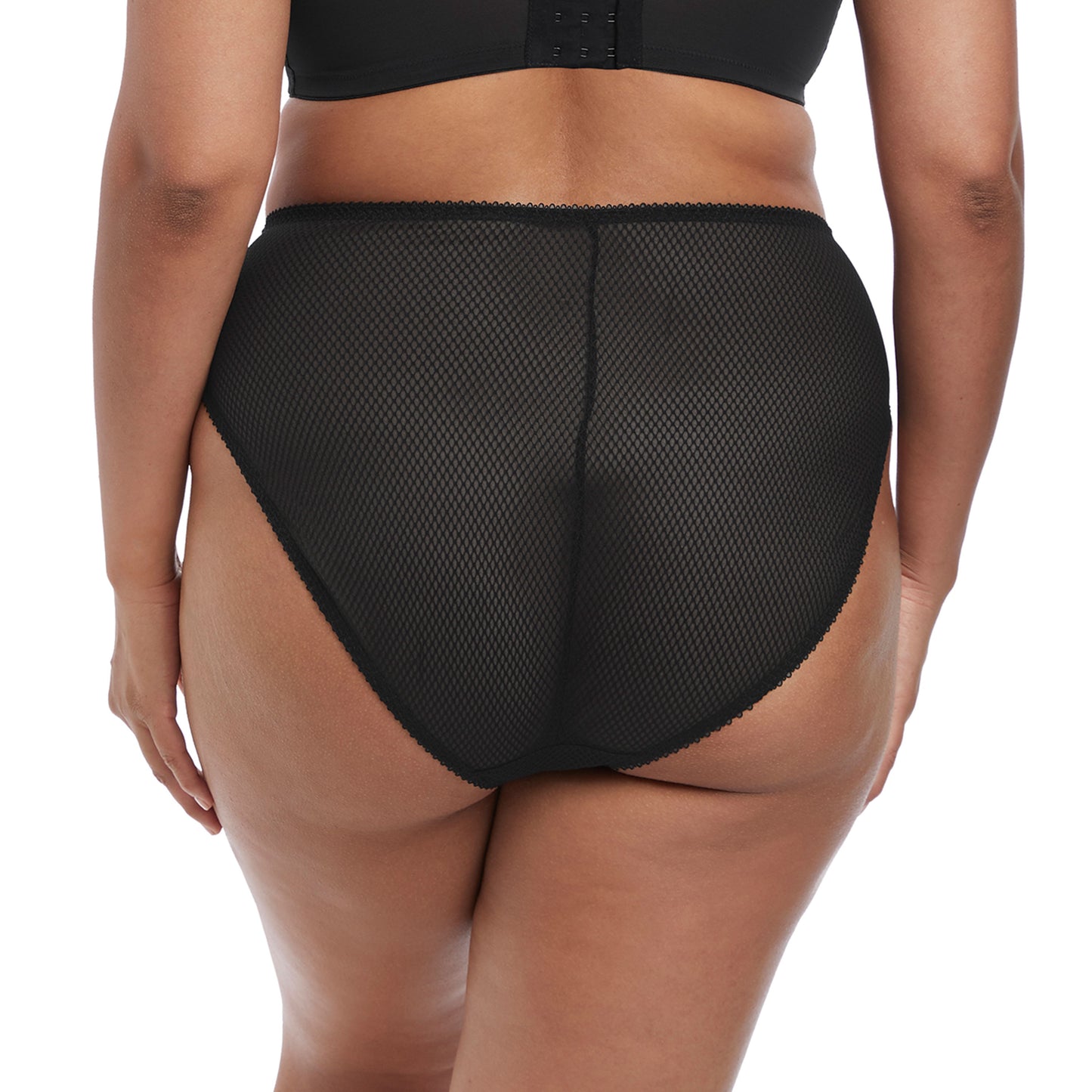 Charley High Leg Brief In Black By Elomi - M - 4X