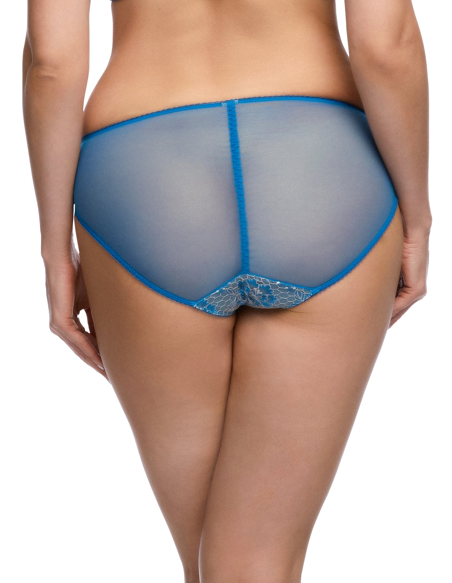 Evelina Brief In Ocean Blue By Dita Von Teese - XS