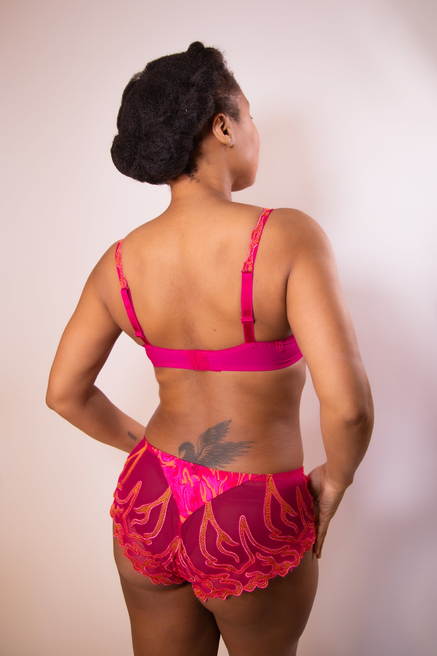 Vortex Silk and Embroidery Soft Cup Bra By Louisa Braq - sizes XS