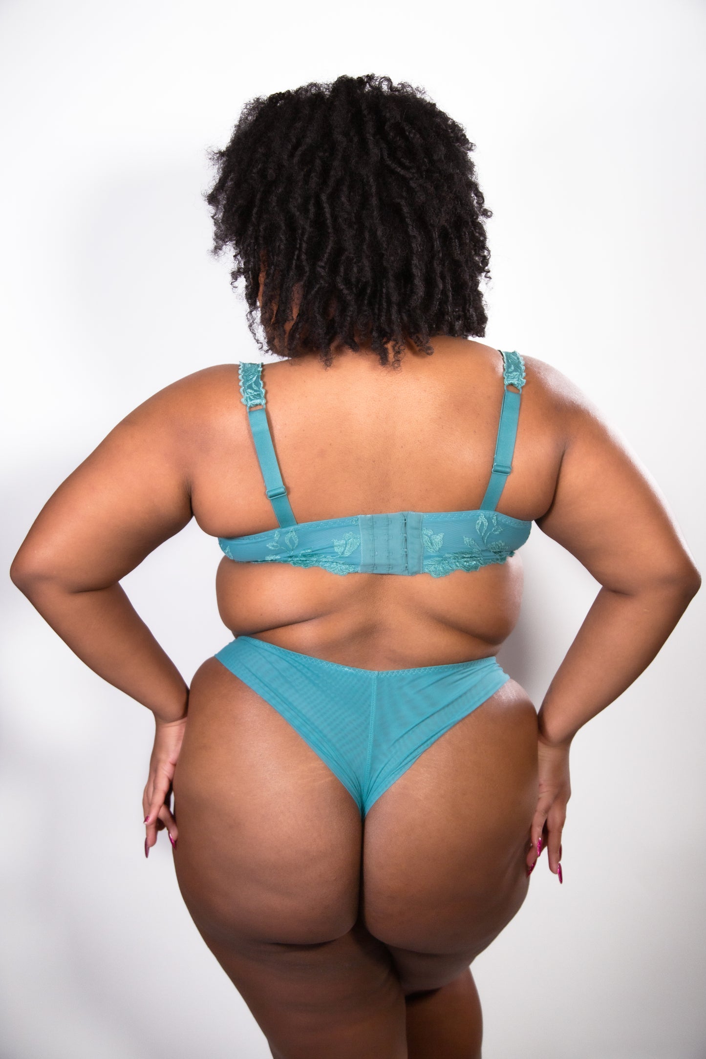 Softessence Tanga in Aloe By Aubade - XS