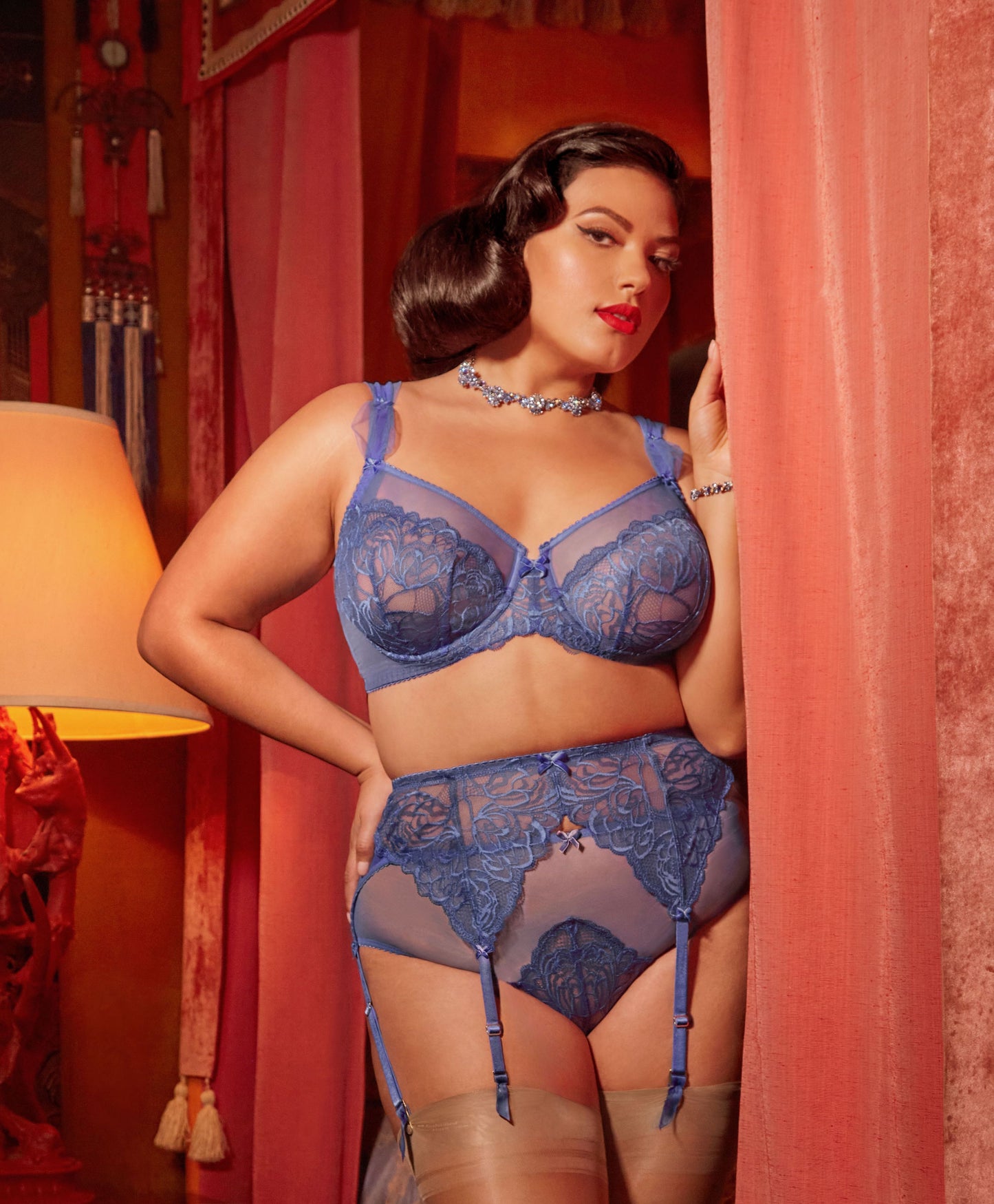 Gwendoline Six Strap Suspender Belt By Dita Von Teese - 3X