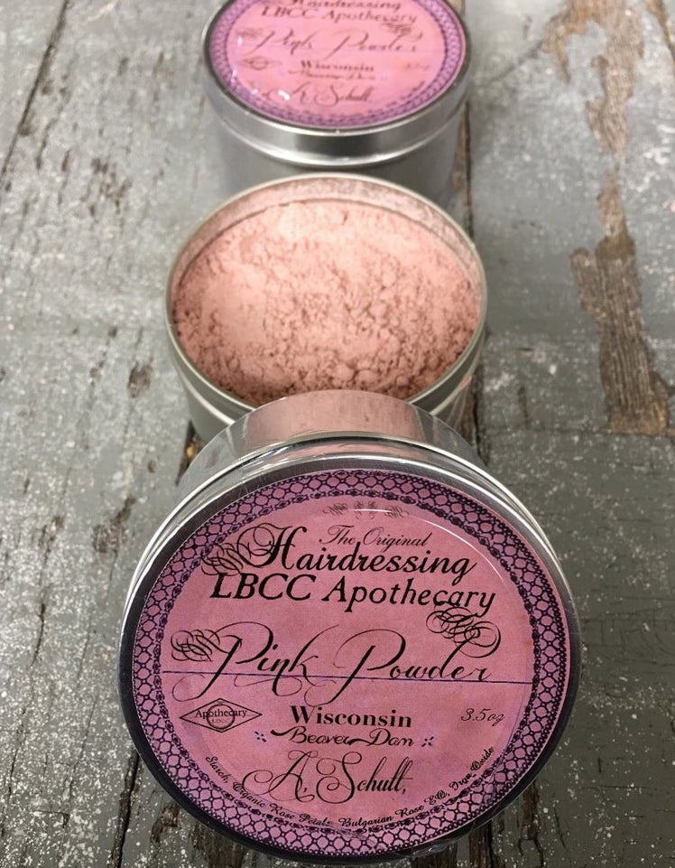 18th Century Pink Hair Powder / Cheek Blush