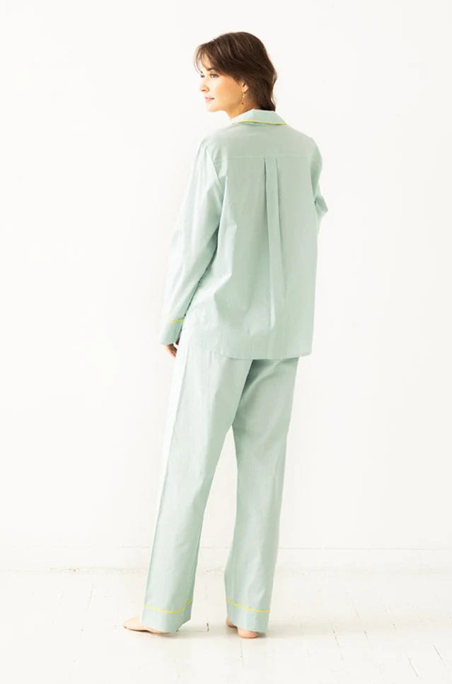 Salua Classic Pajama In Woven Cotton - XL