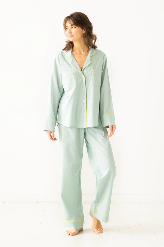 Salua Classic Pajama In Woven Cotton - XL
